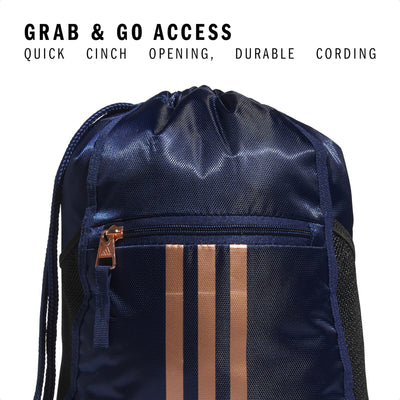 adidas Alliance Sackpack – Drawstring Backpack Small Bag for Men and Women