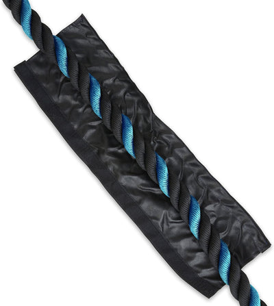 Poly Dacron Battle Rope - Workout & Training Rope - Blue, 1.5" x 30 ft