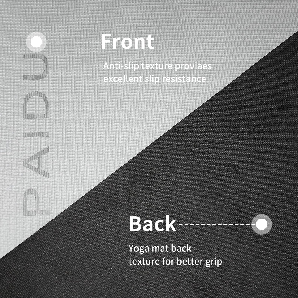 Yoga Mat Non Slip Anti-tear,extra thick-2/5 inch（10MM）High Resiliency Professional POE Yoga Mats for Women Men Kids,72"x24"inch,Workout, Yoga, Pilates and Floor Exercise, with Carrier Strap