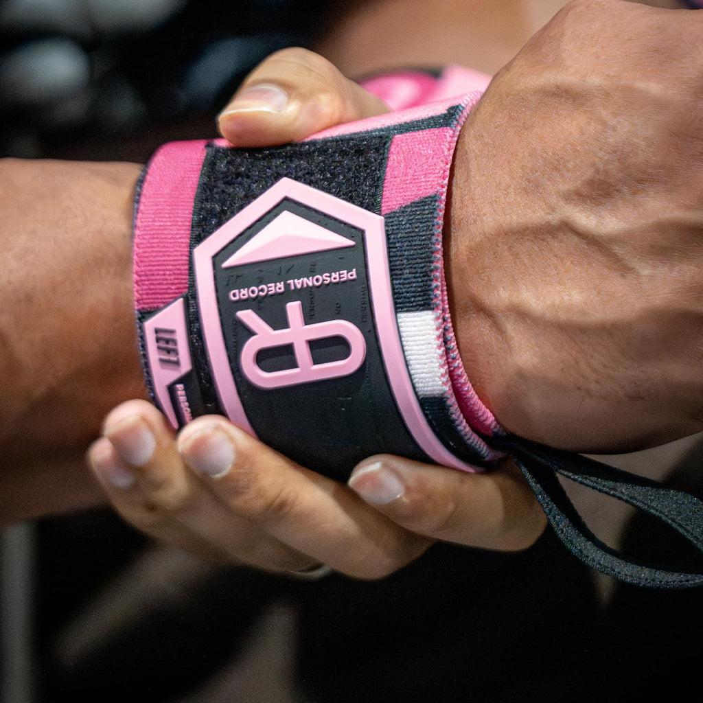 Heavy Duty Premium Wrist Wraps, More Elasticity, Reinforced Stitching, Extra Wide Strap, Strong Thumb Loop, Larry Wheels Weightlifting Wraps