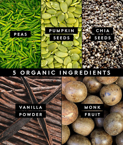 Truvani Vegan Pea Protein Powder | Vanilla | 20g Organic Plant Based Protein | 18 Servings | Keto | Gluten & Dairy Free | Low Carb | No Added Sugar