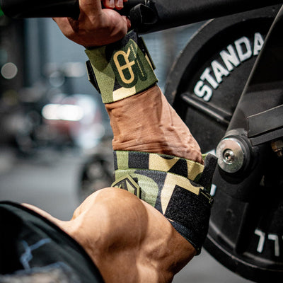 Heavy Duty Premium Wrist Wraps, More Elasticity, Reinforced Stitching, Extra Wide Strap, Strong Thumb Loop, Larry Wheels Weightlifting Wraps