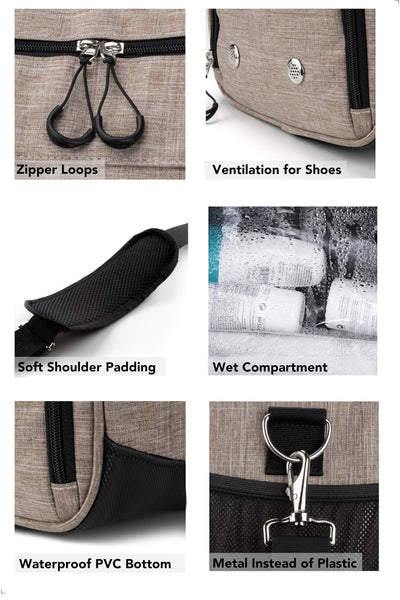 Fitgriff® Gym Bag for Men & Women with Shoe & Wet Compartment - Duffle Bag for Travel, Sports, Fitness & Workout