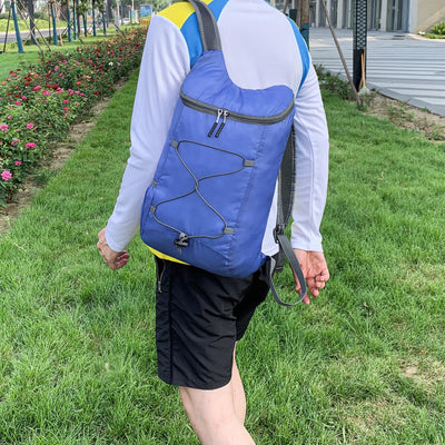 16L Lightweight Foldable Hiking-Backpack Small Packable-Daypack For Travel,Ultralight Water-Resistant Gym Bag Men Women Easy Carry-on (Royal Blue)