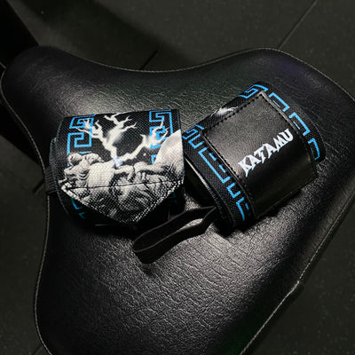 Katamu | Premium Wrist Straps | Wrist Support for Weighlifting, Powerlifting and Bodybuilding