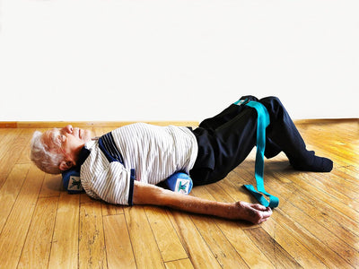 Pain Free-Posture Committed Foam Package (Blocks LARGE & 2 SMALL, Rolls LONG & SHORT, STRAP/Yoga Belt & Prism Glasses Bundle)-Used for All Posture Method Exercises-Back, Shoulder & Neck Pain