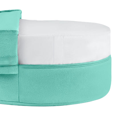 Retrospec Sedona Zafu Meditation Cushion Filled w/Buckwheat Hulls - Yoga Pillow for Meditation Practices - Machine Washable 100% Cotton Cover & Durable Carry Handle, Round