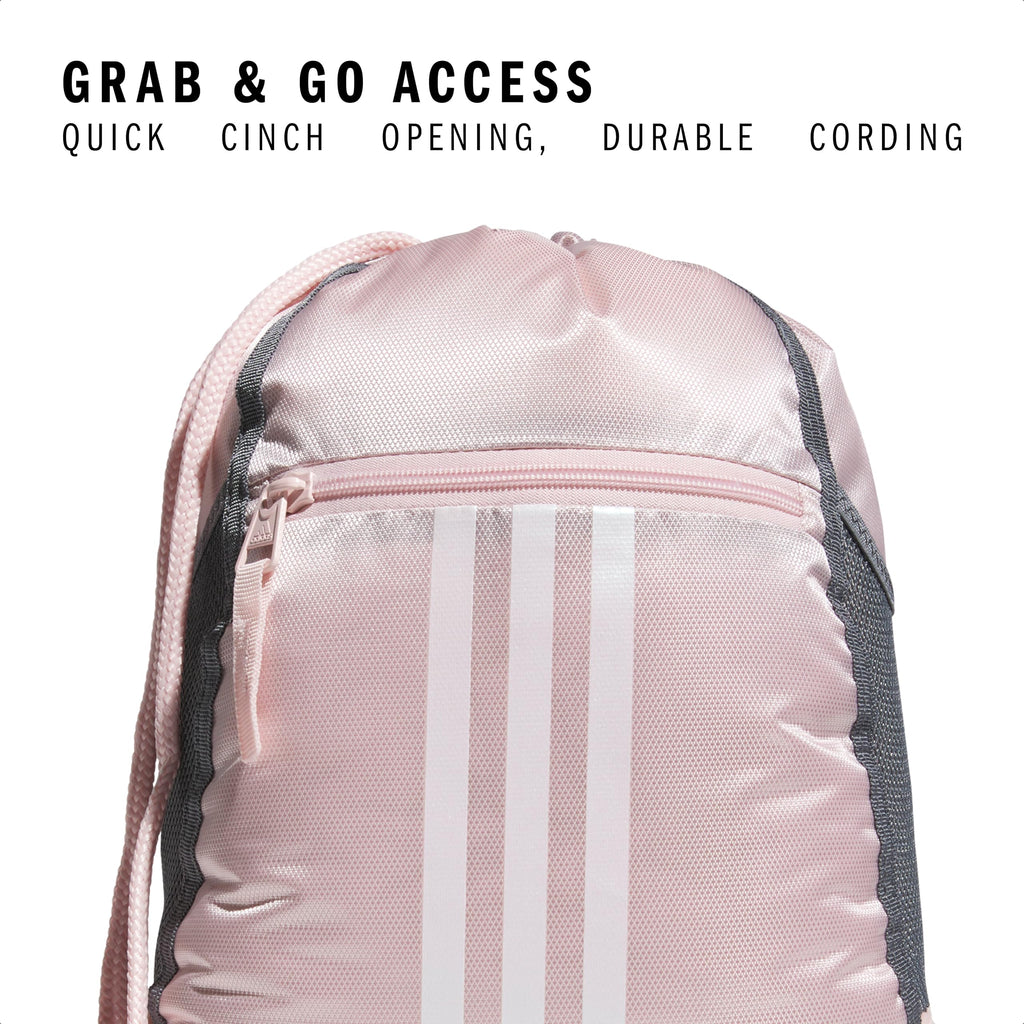 adidas Alliance Sackpack – Drawstring Backpack Small Bag for Men and Women
