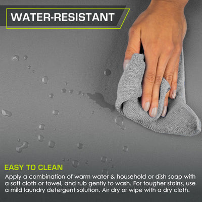 ProsourceFit Tri-Fold Folding Thick Exercise Mat 6’x2’ with Carrying Handles for MMA, Gymnastics Core Workouts