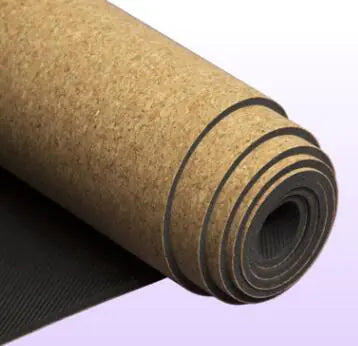 Natural Rubber Yoga Mat for Fitness and Exercise