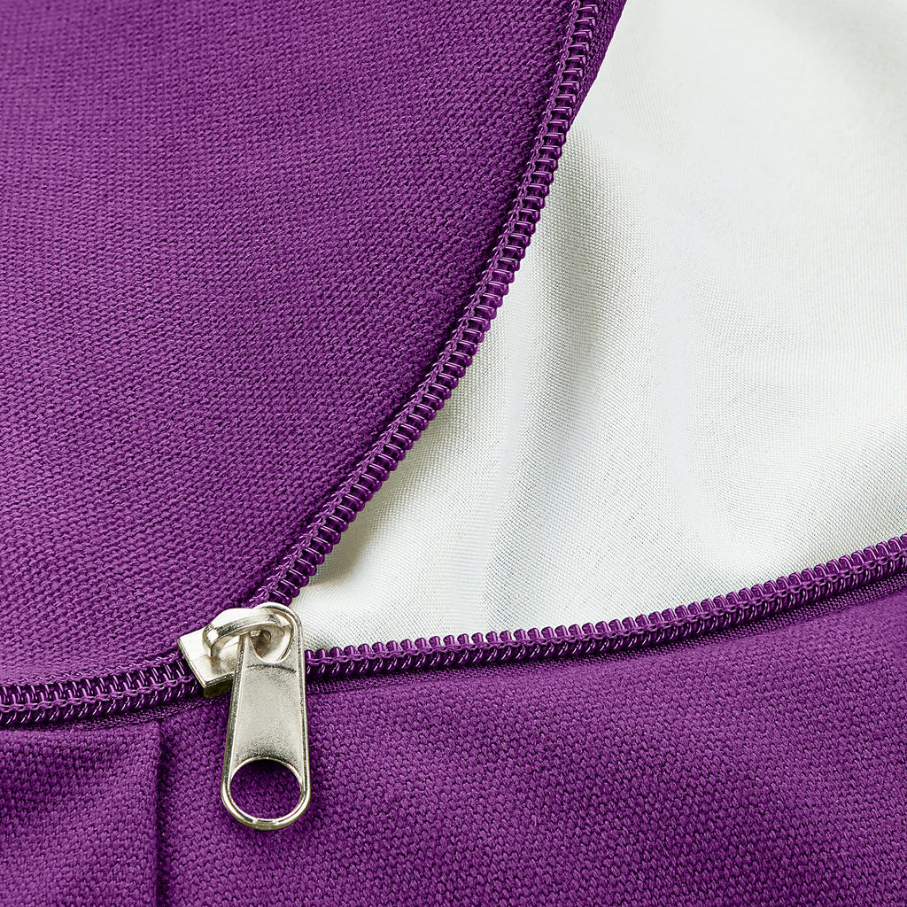 Retrospec Sedona Zafu Meditation Cushion with Buckwheat Hull Fill - Adjustable Yoga & Pilates Equipment Support - 17in Crescent Cotton Cover