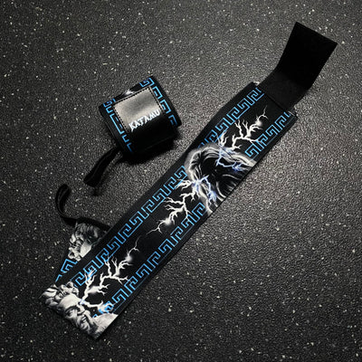 Katamu | Premium Wrist Straps | Wrist Support for Weighlifting, Powerlifting and Bodybuilding