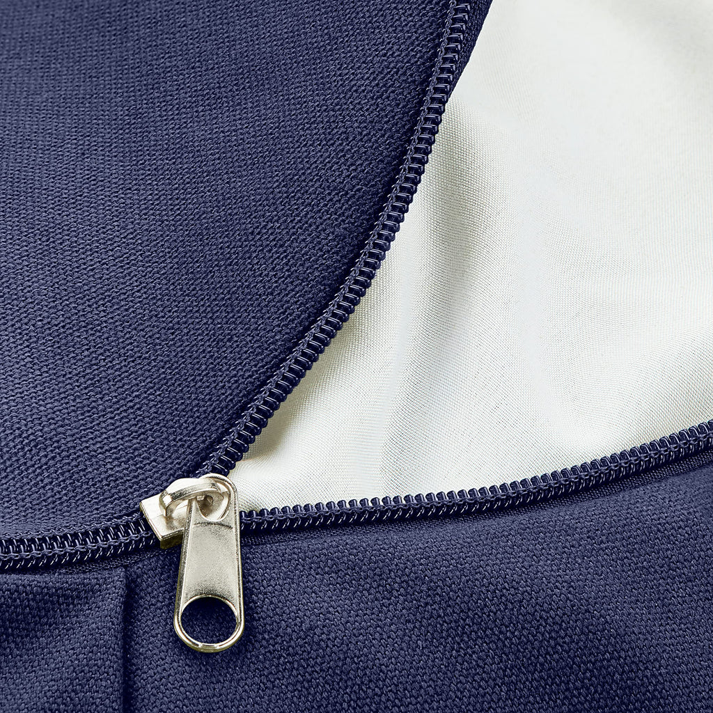 Retrospec Sedona Zafu Meditation Cushion with Buckwheat Hull Fill - Adjustable Yoga & Pilates Equipment Support - 17in Crescent Cotton Cover