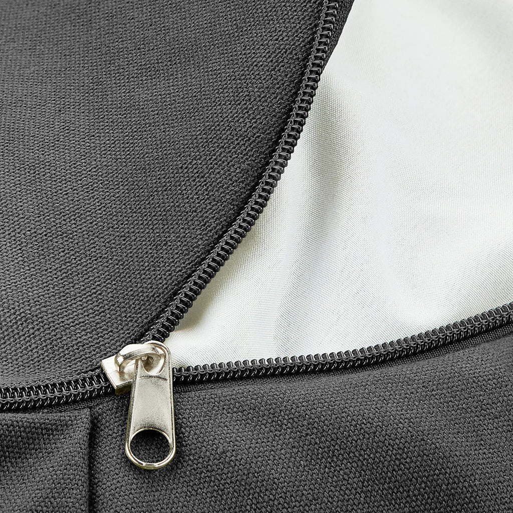 Retrospec Sedona Zafu Meditation Cushion with Buckwheat Hull Fill - Adjustable Yoga & Pilates Equipment Support - 17in Crescent Cotton Cover