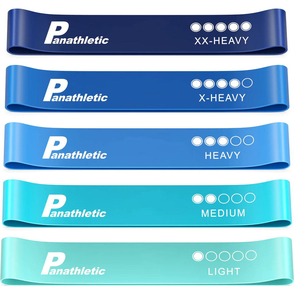 Panathletic 5-Level Resistance Band Set with Guide & Bag
