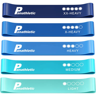Panathletic 5-Level Resistance Band Set with Guide & Bag