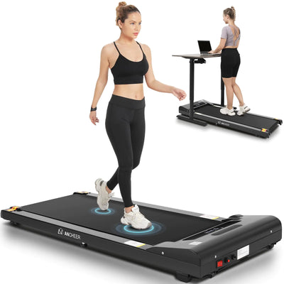 ANCHEER 3-in-1 Compact Treadmill with Bluetooth and LED