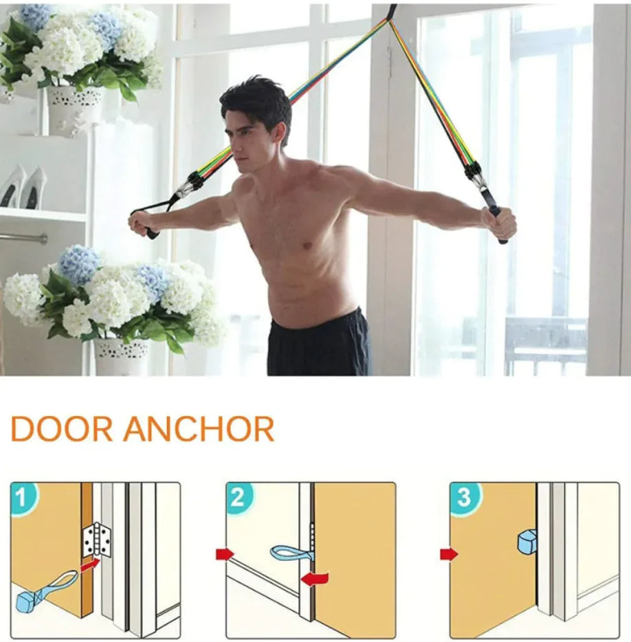 11-Piece Resistance Band Set