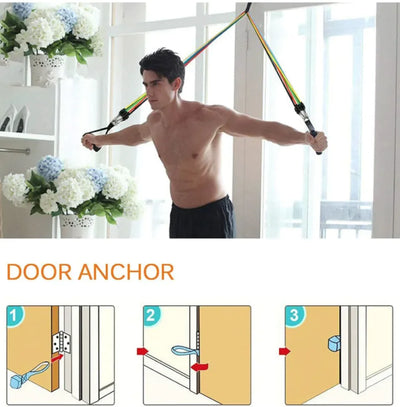 11-Piece Resistance Band Set