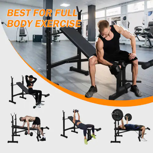 Home Gym Olympic Bench Combo