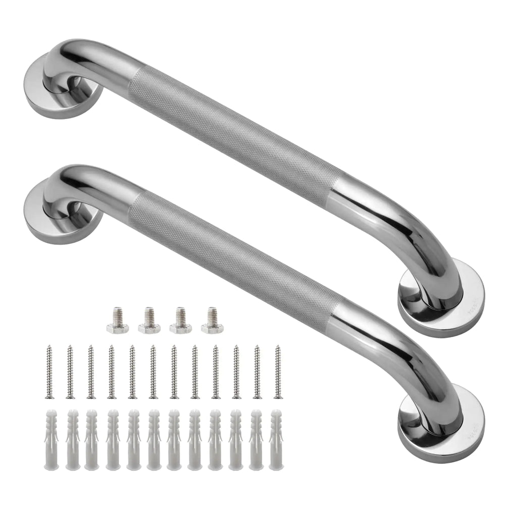 Stainless Steel Safety Grab Bars 2-Pack