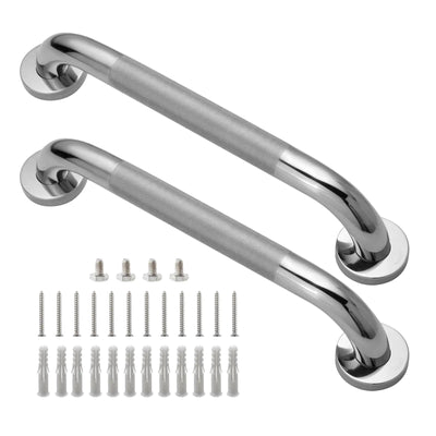 Stainless Steel Safety Grab Bars 2-Pack