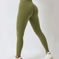 Women's High-Waist Peach Hip Fitness Pants