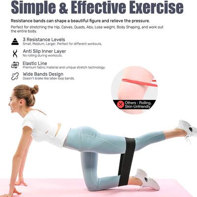 Yoga Resistance Bands for Strength Training and Stretching