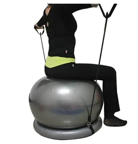 Yoga Ball Base Stand with Anti-Burst Storage Ring