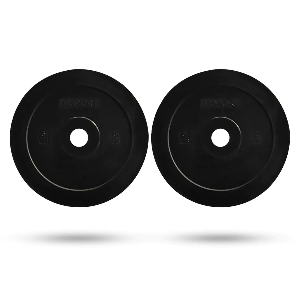 44SPORT 5lb Olympic Bumper Plate Pair