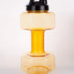 Dumbbell Shaped Water Bottle for Fitness and Outdoor Use