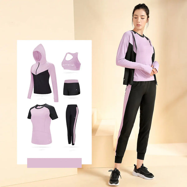 Camel Summer Yoga Suit Set for Women - Stylish Activewear