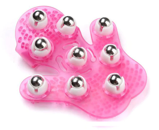 360-Degree Rotating Body Massage Device with Balls