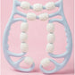 Plastic Massager Relax Plastic Leg Roller Ten Three Wheels Ring Foam Roller