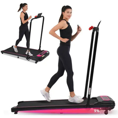 FoldAway 2.5HP Desk Treadmill - Adjustable Incline and Speed