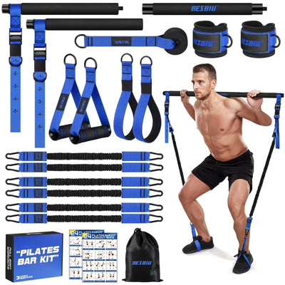 Ultimate Pilates Kit with Heavy-Duty Resistance Bands