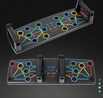 Push-Up Stand and Board for Core Workout