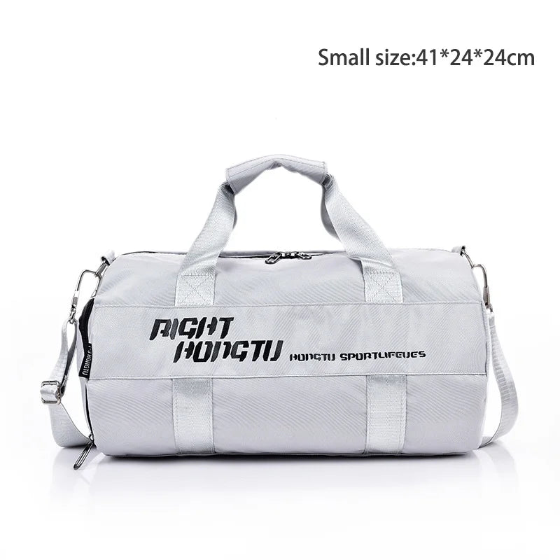 Sports Fitness Travel Handbag Dry And Wet Waterproof With Shoes Pocket Training Yoga Mat Storage Men Women Gym Sporttas Bag