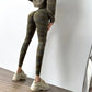 Camouflage Scrunch Butt Fitness Leggings Women Tummy Control High Waist Elastic Yoga Pants Gym Quick-Dry Squat Workout Tights