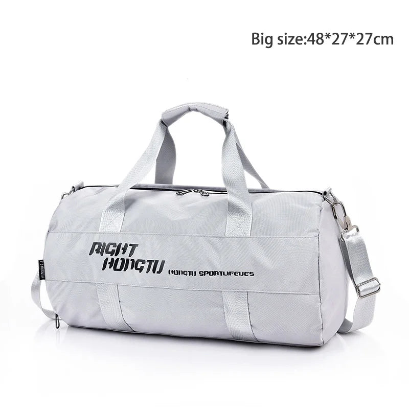 Sports Fitness Travel Handbag Dry And Wet Waterproof With Shoes Pocket Training Yoga Mat Storage Men Women Gym Sporttas Bag