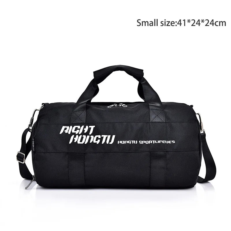 Sports Fitness Travel Handbag Dry And Wet Waterproof With Shoes Pocket Training Yoga Mat Storage Men Women Gym Sporttas Bag