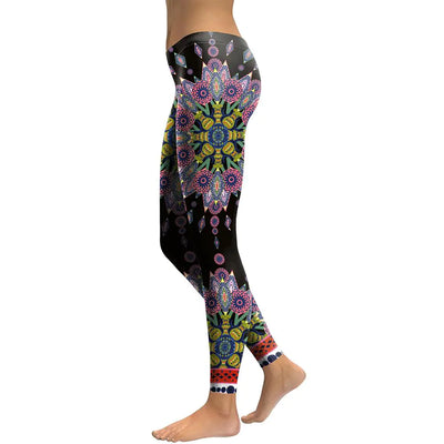 2018 Digital Print Leggings for Yoga and Fitness