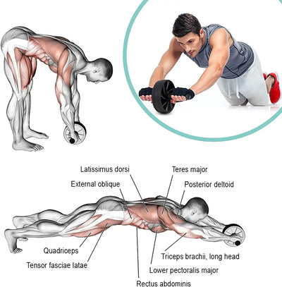 GripSecure Ab Roller Wheel