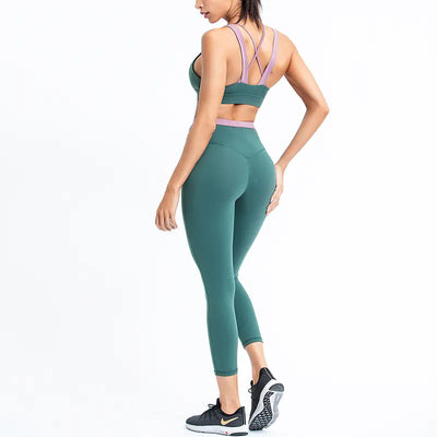 2020 Cross-Border Yoga Suit Set - Quick-Dry Activewear