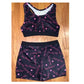 Summer Fashion Digital Print Activewear Set (Two Pieces)