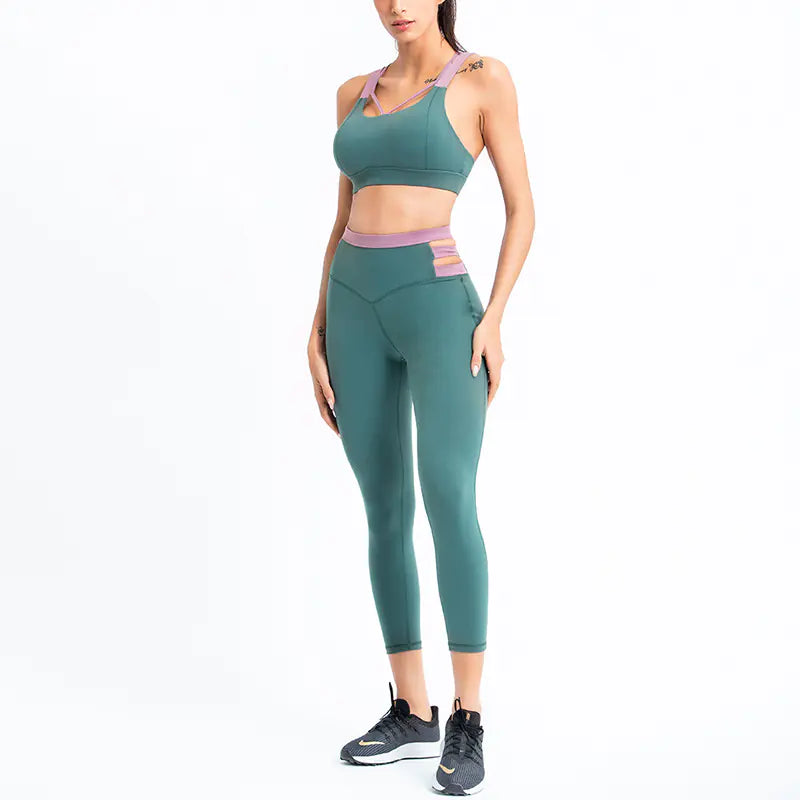 2020 Cross-Border Yoga Suit Set - Quick-Dry Activewear