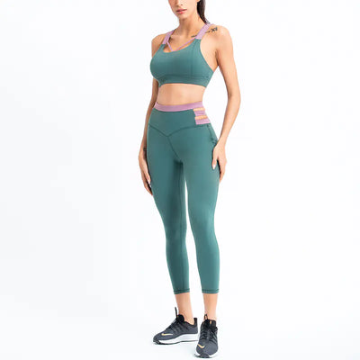 2020 Cross-Border Yoga Suit Set - Quick-Dry Activewear