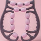 Plastic Massager Relax Plastic Leg Roller Ten Three Wheels Ring Foam Roller