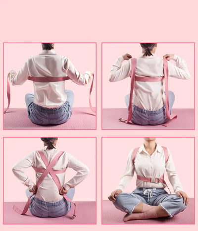 Yoga Stretch Strap for Back Support and Aerial Yoga