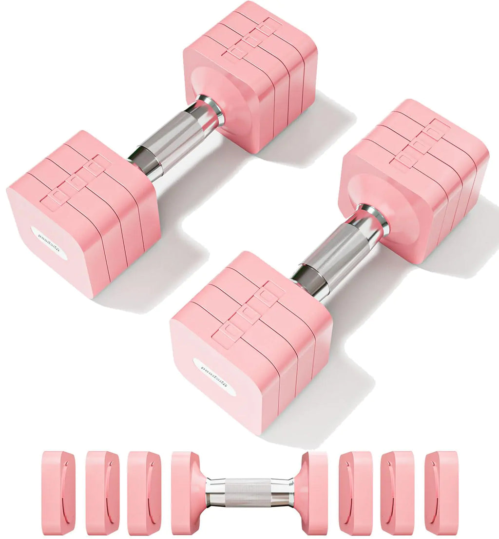 Compact 15LB Multi-Weight Dumbbell Kit for All